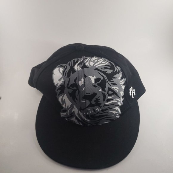 Riorex Winter Fashion Flat Lion Head Black Baseball Cap New Hiphop - Picture 4 of 4